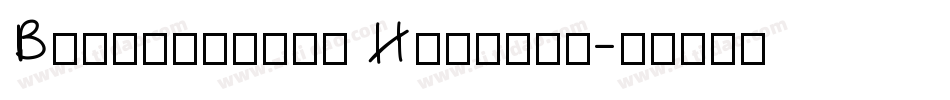 Baskerville Handcut字体转换